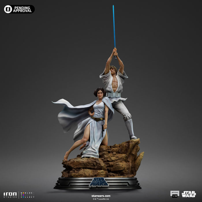 [PREORDER] Luke and Leia Deluxe 1:10 Scale Statue