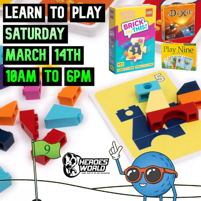 Game On! Learn to Play Day with Asmodee at Heroes World | Store Event