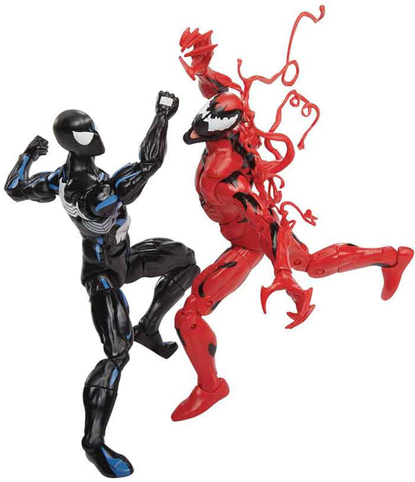 Marvel Legends Spider-Man 6 Inch Action Figure Retro 2-Pack - Black Spider-Man vs Carnage