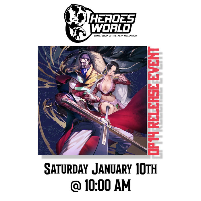 ONE PIECE CARD GAME OP-14/EB-04 (The Azure Sea's Seven) Release Event | Saturday January 10th @ 10:00am