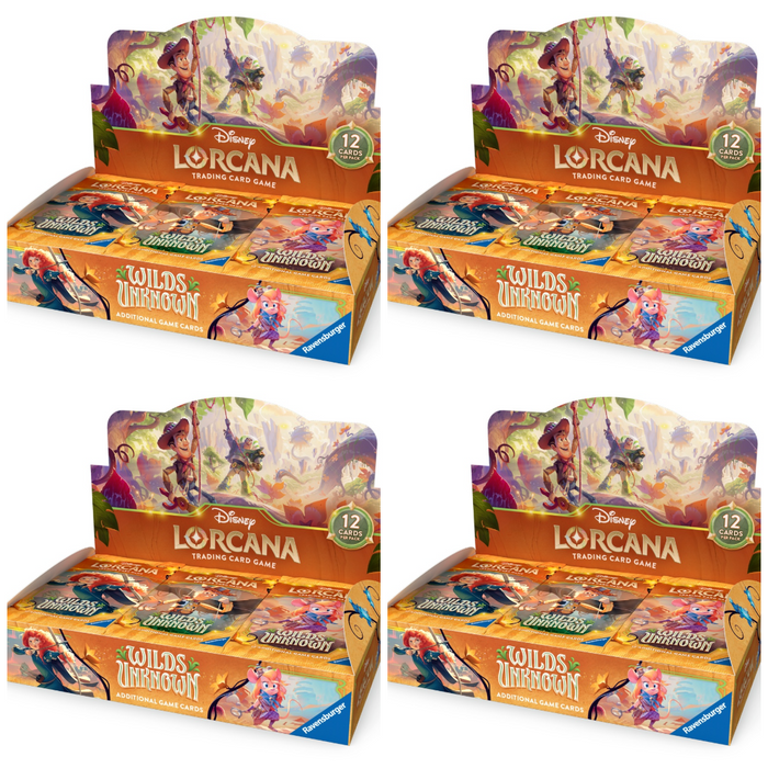 Booster Case of 4 | Set 12 Wilds Unknown | Disney Lorcana TCG Heroes World Booster Case of 4 | Set 12 Wilds Unknown | Disney Lorcana TCG Heroes World