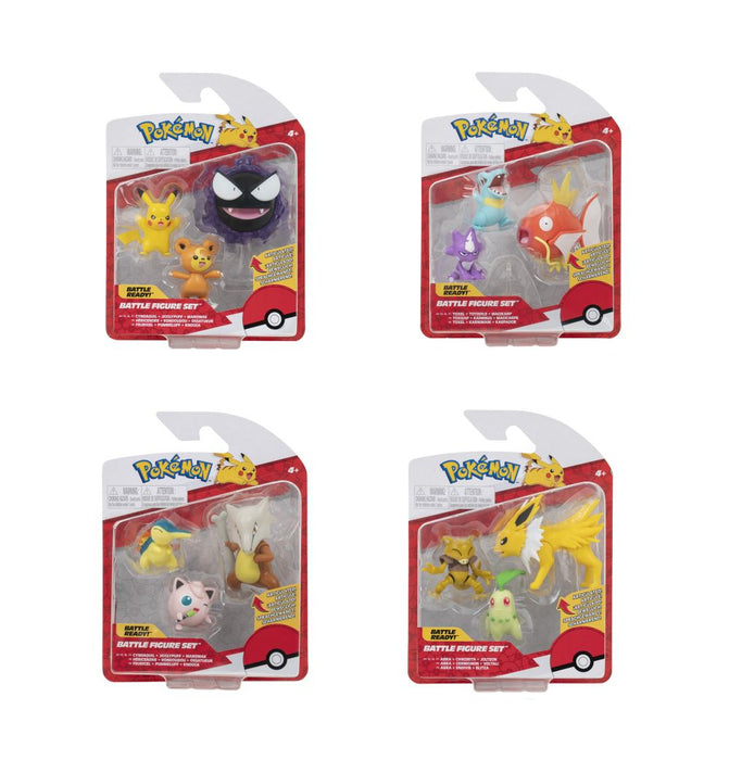 POKEMON BATTLE FIGURES SET 3 PACK