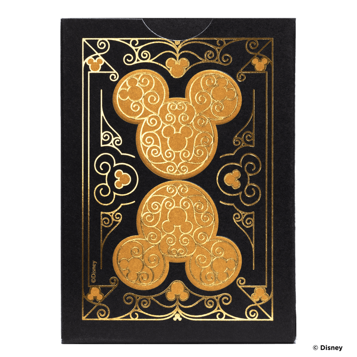 Bicycle Playing Cards: Disney Mickey Mouse (Black & Gold)