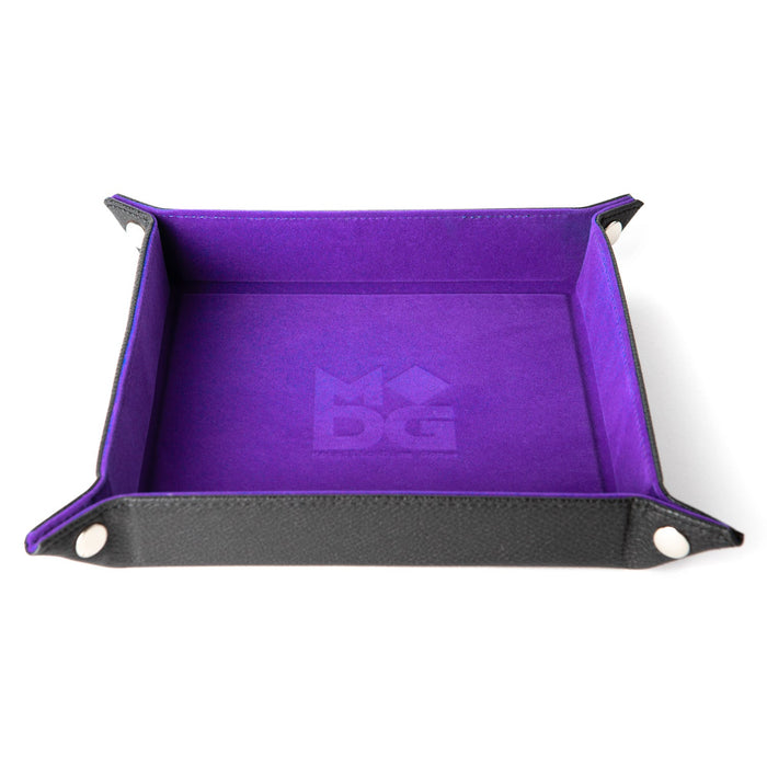 Velvet Dice Tray With Leather Backing | Dnd Supplies | Fanroll