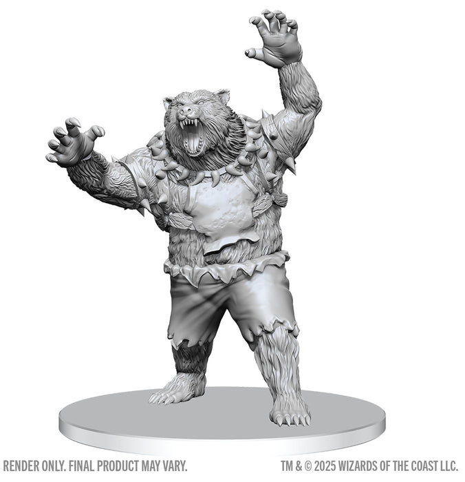 DND UNPAINTED MINIS WV28 WEREBEAR | Miniature | Wizkids
