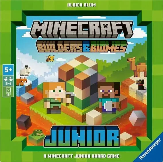 Minecraft: Builders and Biomes Junior | Boardgame | Ravensburger