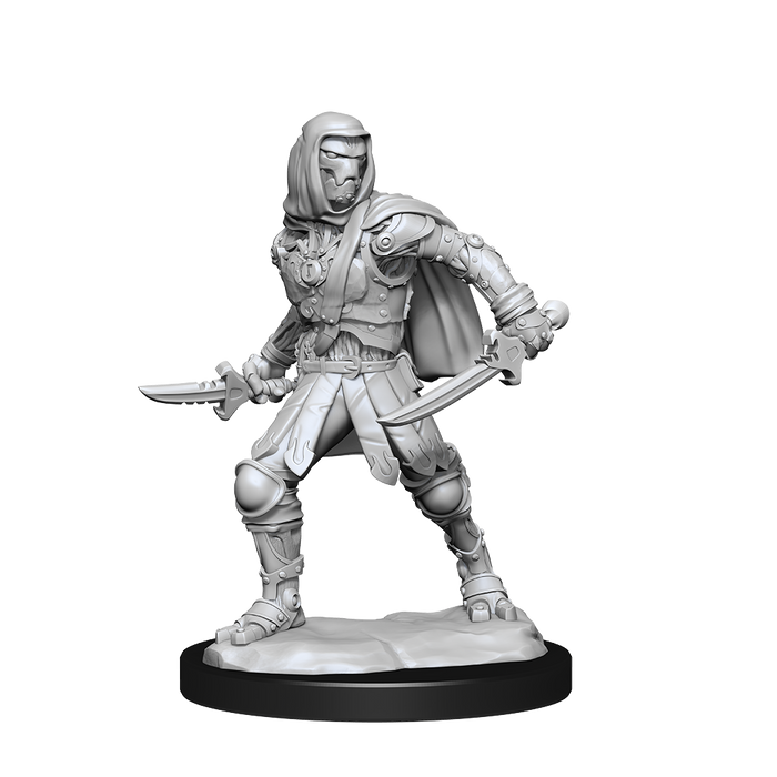 DND UNPAINTED MINIS WV14 WARFORGED ROGUE