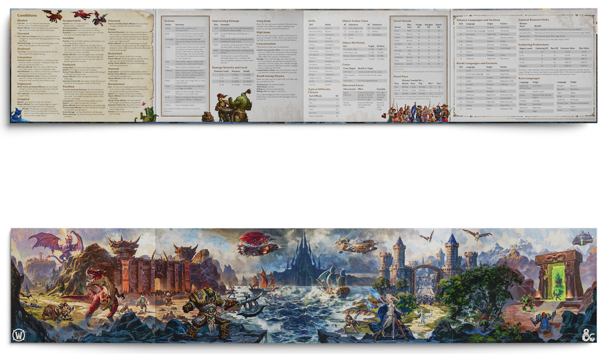 [PREORDER] DM Screen | World of Warcraft | Dungeons & Dragons RPG