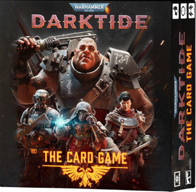 WARHAMMER 40K WRATH AND GLORY DARKTIDE THE CARD GAME | BOARD GAME | CUBICLE 7 GAMES