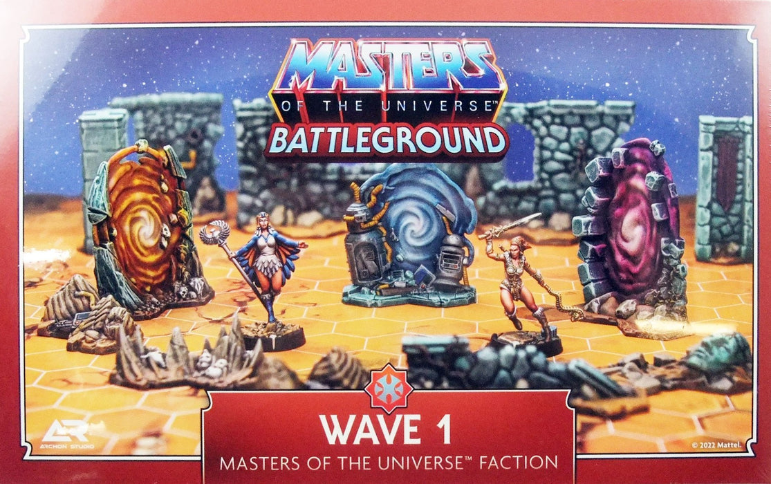 MOTU BATTLEGROUND WAVE 1: MASTERS OF THE UNIVERSE FACTION (Teela & Sorceress) | Miniature Game | Archon Studios