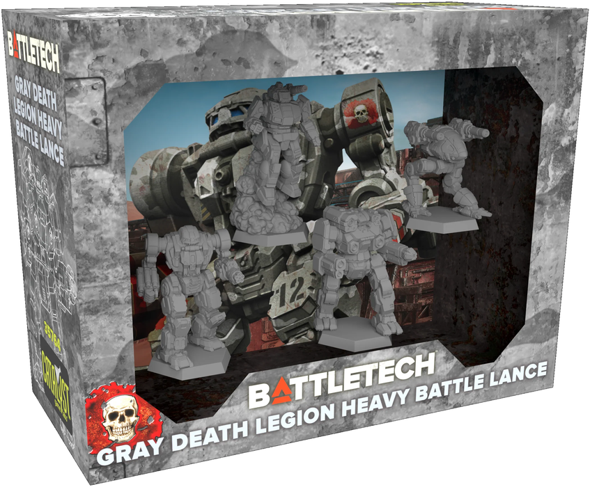Gray Death Legion Heavy Battle Lance Forcepack | Battletech | Catalyst Game Labs