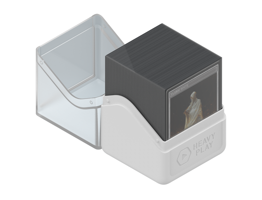 RFG Deck Box 100 DS | Cleric White | Heavy Play