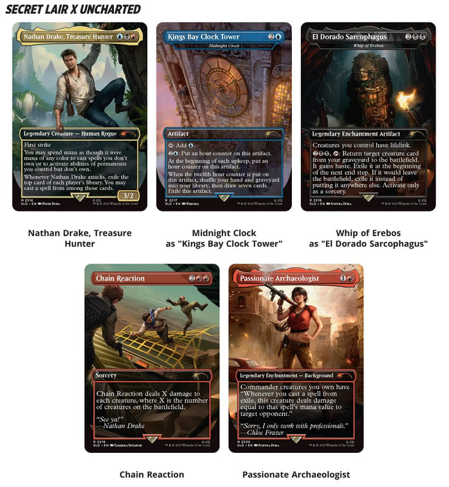 [PREORDER] Secret Lair Playstation Super Drop Uncharted: Saga of Thieves | Magic the Gathering | Non-Foil