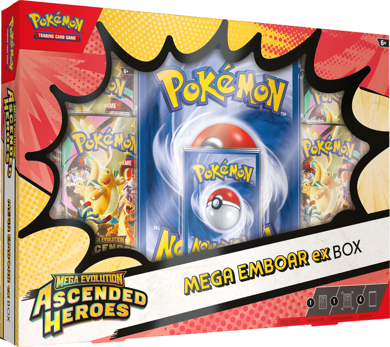 Mega Meganium/Emboar/Feraligatr EX Box | ME2.5 Ascended Heroes | Pokemon TCG