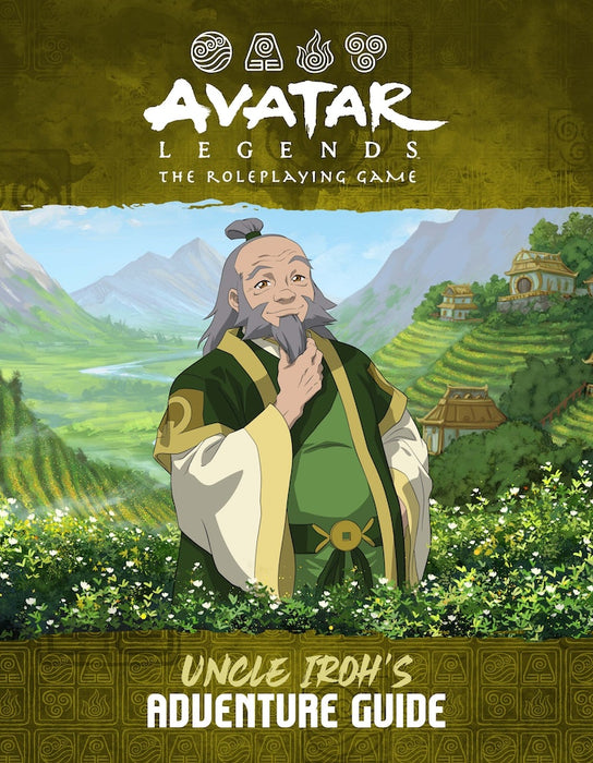 AVATAR LEGENDS RPG UNCLE IROH'S ADVENTURE GUIDE HARD COVER