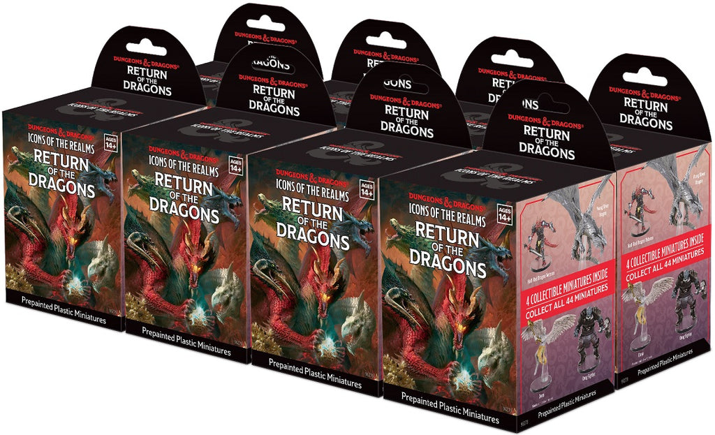 D&D ICONS 34: RETURN OF THE DRAGONS 8CT BOOSTER BRICK — Heroes World