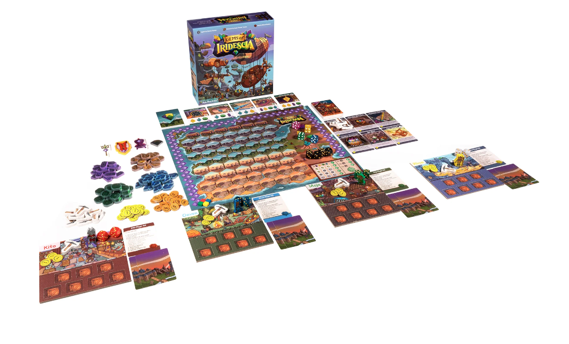 Gems of Iridescia | Boardgame | Deluxe Iridescent Edition