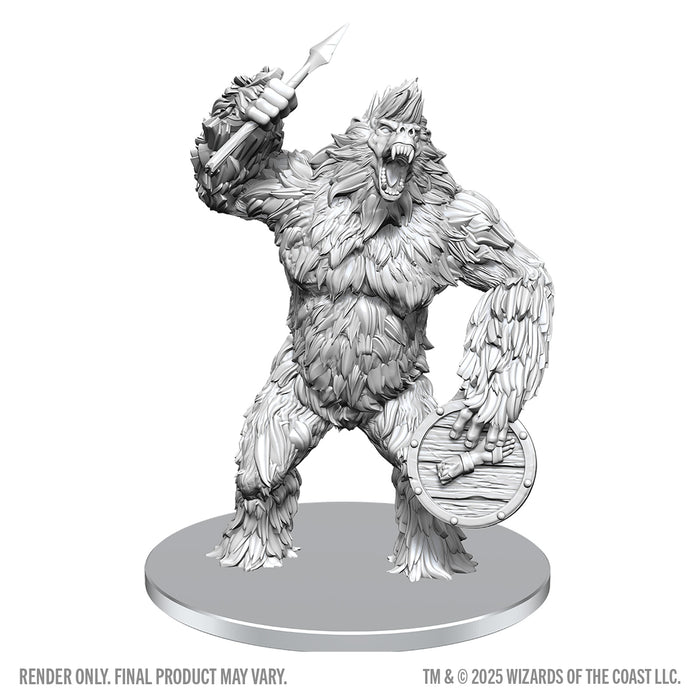 DND UNPAINTED MINIS WV28 CLASSIC YETI | Miniature | Wizkids