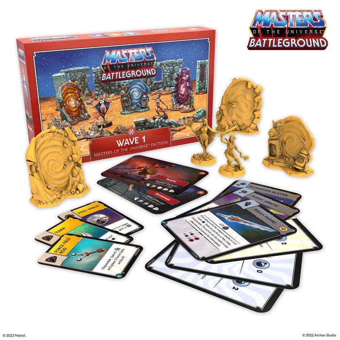 MOTU BATTLEGROUND WAVE 1: MASTERS OF THE UNIVERSE FACTION (Teela & Sorceress) | Miniature Game | Archon Studios