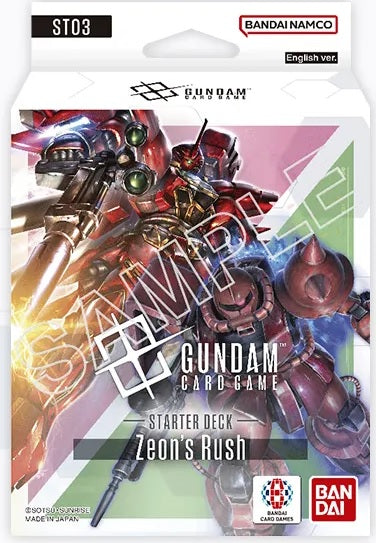 Starter Deck | ST-03 Zeon's Rush | Gundam Card Game