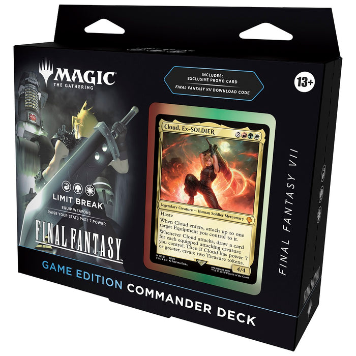 Limit Break Game Edition Commander Deck | Final Fantasy VII | Magic the Gathering TCG