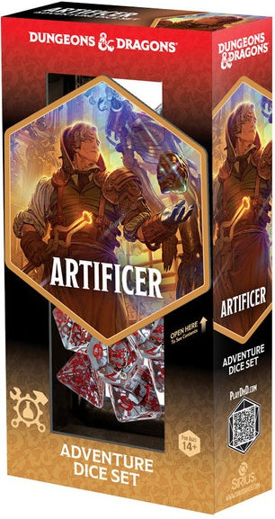 Artificer | Adventure Clear Dice Set | Dungeons & Dragons RPG