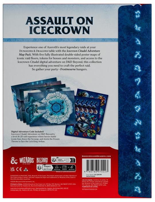 [PREORDER] Map Pack | World of Warcraft | Dungeons & Dragons RPG