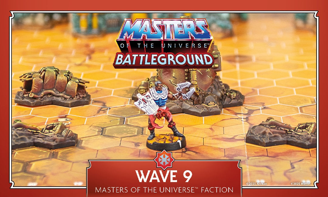 MOTU BATTLEGROUND WAVE 9: MASTERS OF THE UNIVERSE FACTION | Miniature Game | Archon Studios