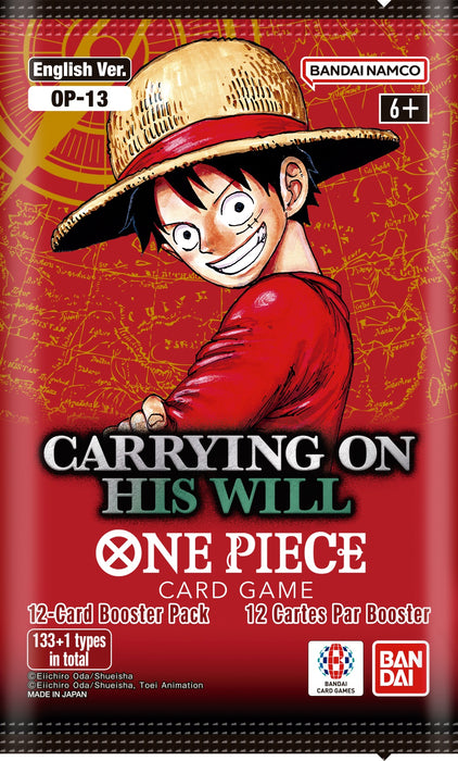 Booster Box | OP-13 Carrying on His Will | One Piece Card Game