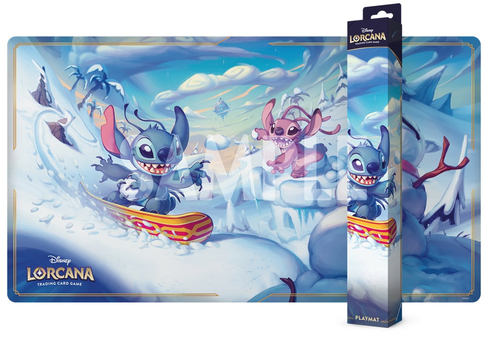 [PREORDER] Snowboarding Stitch Playmat | Set 14 Hyperia City | Disney Lorcana TCG