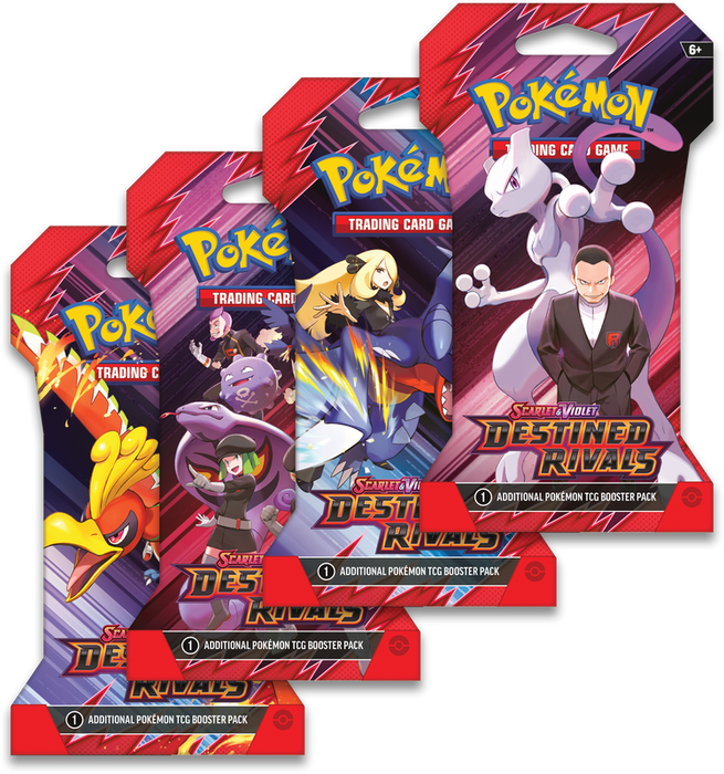 Sleeved Pokémon SV10 Destined Rivals Booster Pack | Heroes World