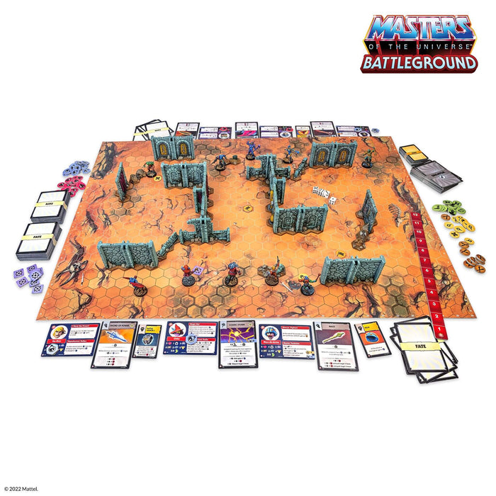 MASTERS OF THE UNIVERSE BATTLEGROUND STARTER SET