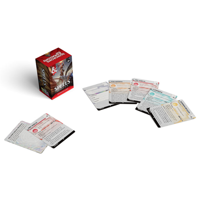 [PREORDER] Reference Cards Spells 3 | Levels 4-5 | Dungeons & Dragons RPG