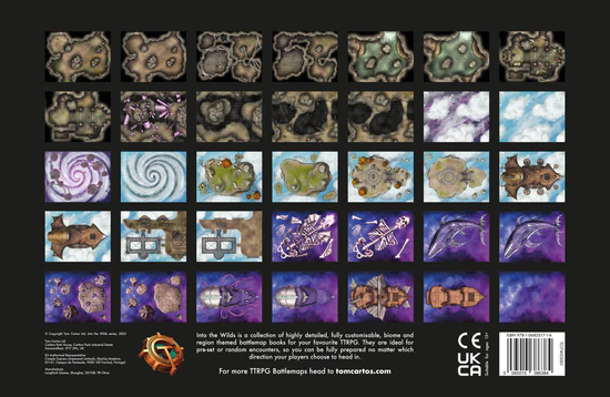 Earth & Sky | Into the Wilds Extraplanar Battlemap Books | Role Playing Games