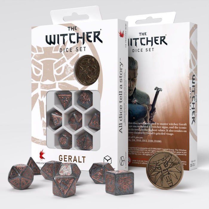 Geralt | The Witcher Dice Set | Q-Workshop