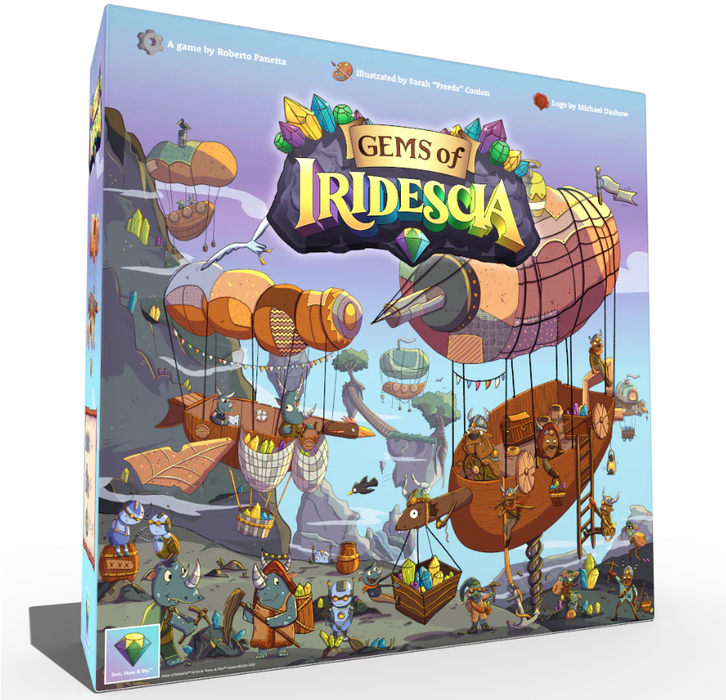 Gems of Iridescia | Boardgame | Deluxe Iridescent Edition
