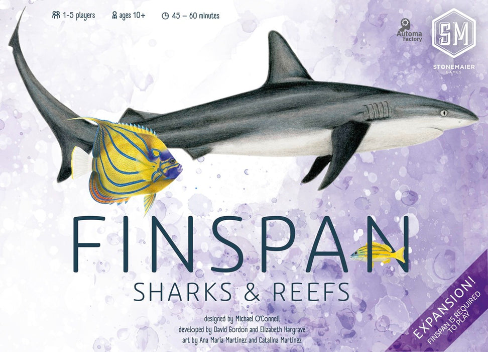 Sharks and Reefs Expansion | Finspan | Boardgame