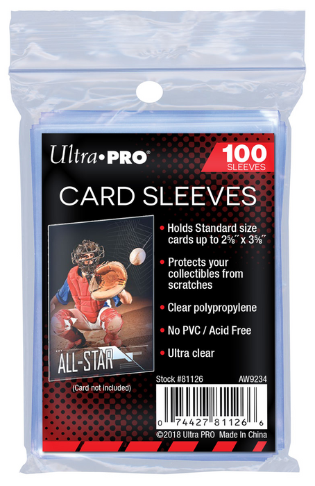 Ultra Pro Soft Card Sleeves 100ct