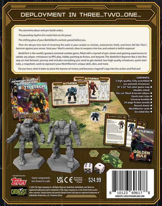 BATTLETECH BEGINNER BOX 40TH ANNIVERSARY