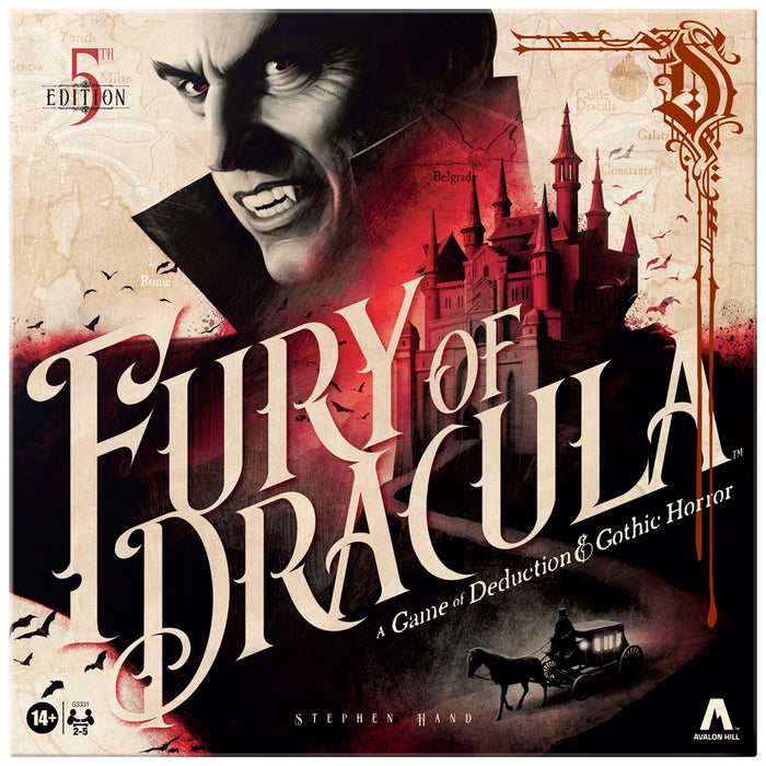 [PREORDER SEPTEMBER 2026] FURY OF DRACULA (5th Edition) | Board Game | AVALON HILL/HASBRO/WOTC