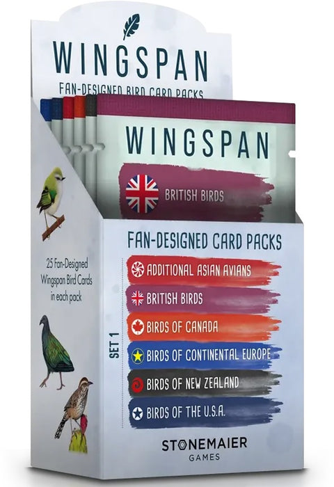 Fan Designed Promo Pack Set 1 | Wingspan | Board Game
