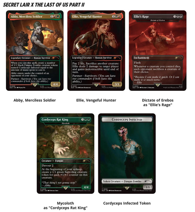 [PREORDER] Secret Lair Playstation Super Drop The Last of Us Part 2: Path of Retribution | Magic the Gathering | Non-Foil