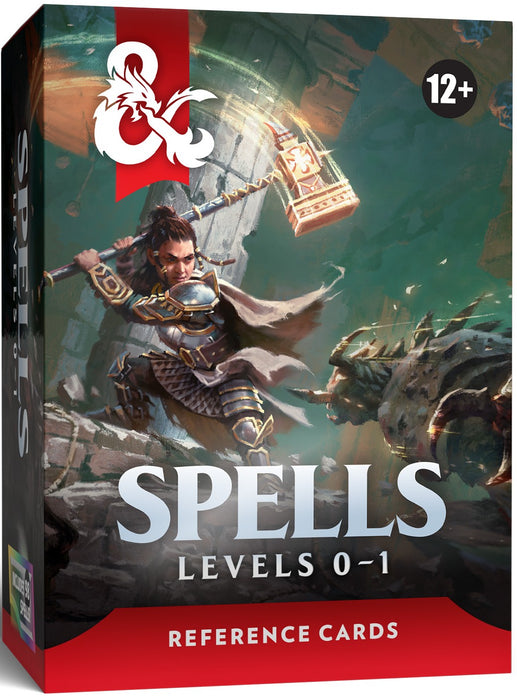 [PREORDER] Reference Cards Spells 1 | Levels 0-1 | Dungeons & Dragons RPG
