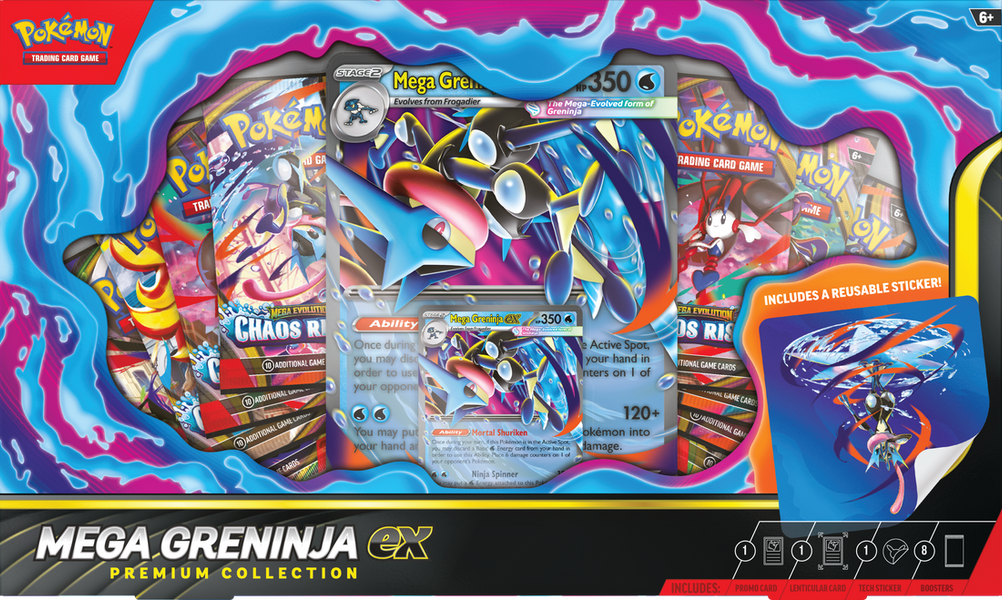 Mega Greninja EX Premium Collection | Pokemon TCG — Heroes World