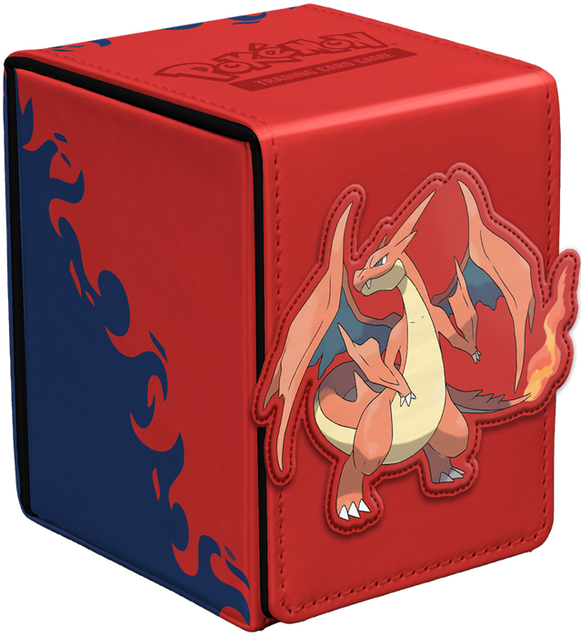 Alcove Flip Deck Box | Pokemon Mega Charizard Y | Ultra PRO