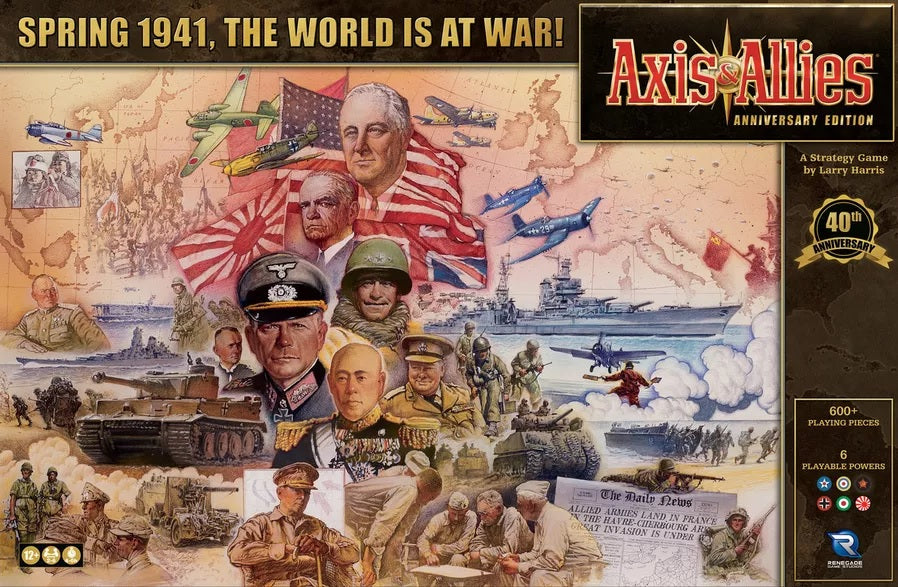 Axis and Allies | Anniversary Edition | Boardgame