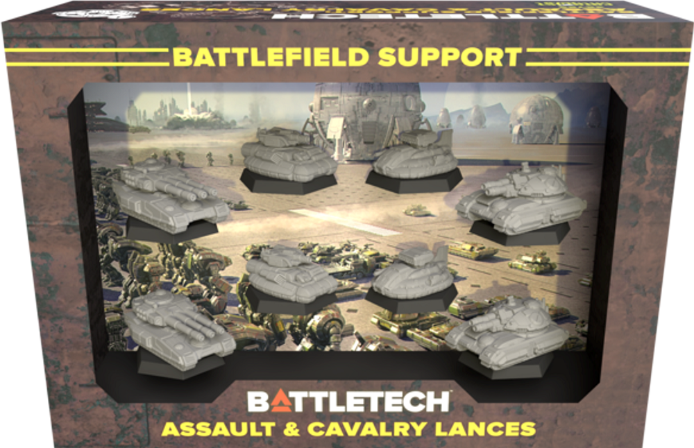 [PREORDER] BATTLETECH BATTLEFIELD SUPPORT ASSAULT & CAVALRY LANCES FORCEPACK