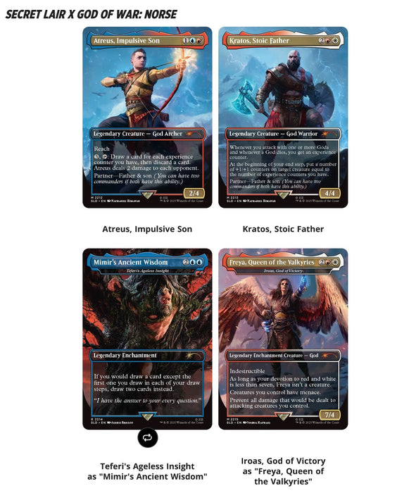 [PREORDER] Secret Lair Playstation Super Drop God of War: Redemption | Magic the Gathering | Non-Foil