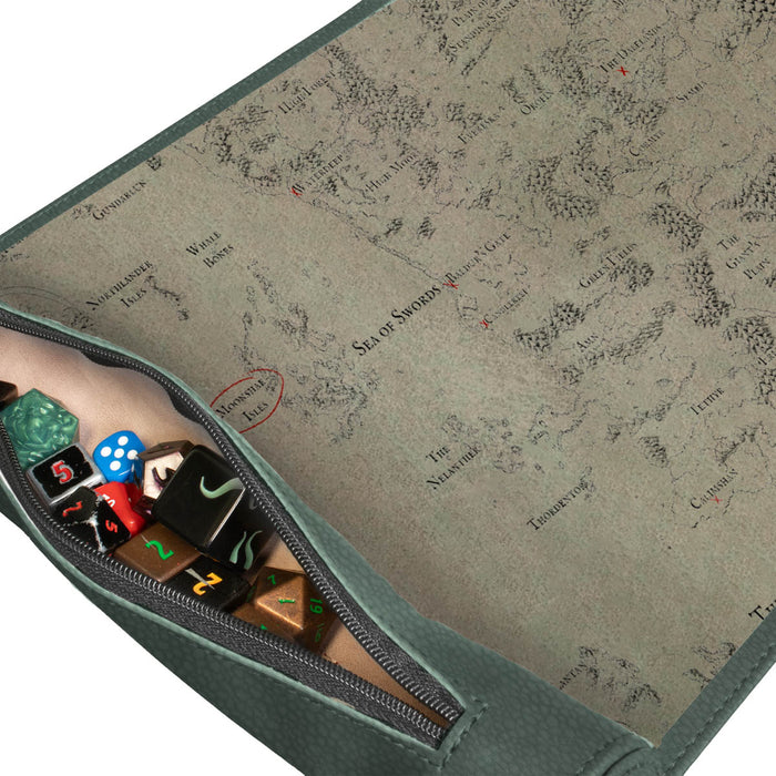 DND ARTIFACTS ACROSS ETERNITIES: DRIZZT & THE FORGOTTEN REALMS PREMIUM MAP | DICE TOWER | Ultra Pro