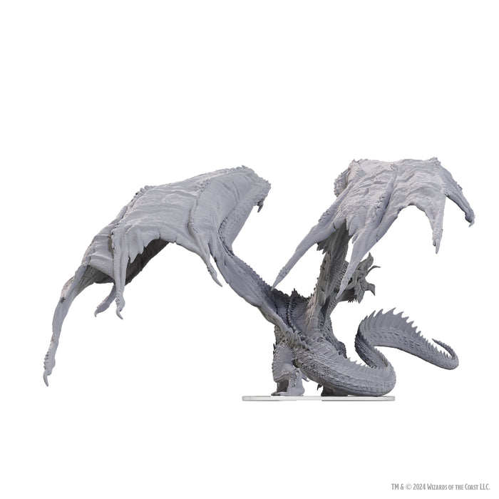 Adult Red Dragon Tyrant | Unpainted Miniature | Dungeons & Dragons Icons of the Realm